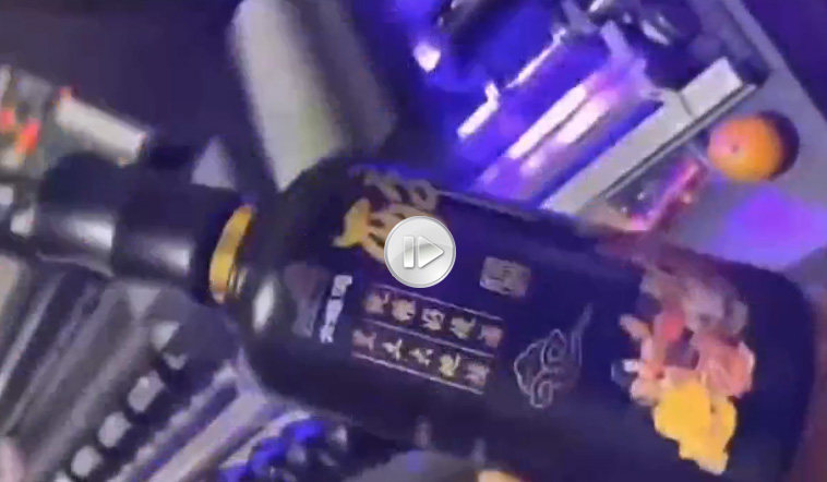 圓柱體打印視頻，酒瓶打印視頻，化妝品打印視頻